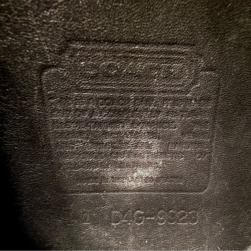 COACH Genuine Vintage Casey Black Leather Crossbody Bag - Picture 16 of 16